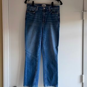 Paige Cindy Crop distressed jeans